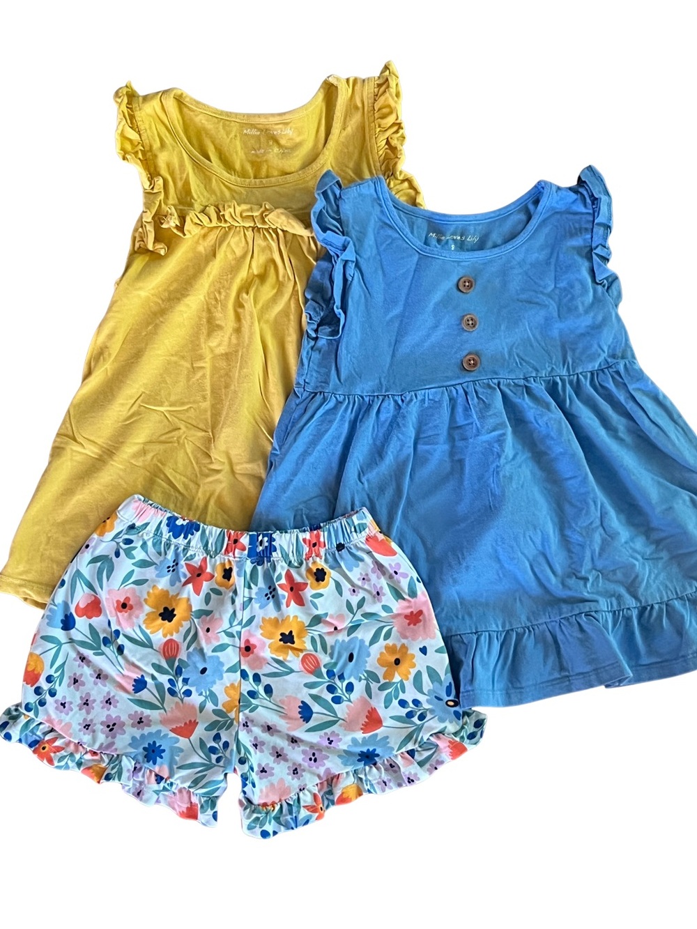 Millie Loves Lily Floral Bottoms - 2 Tops